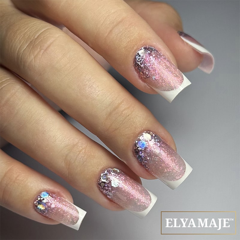 Elyamaje Flake Creamy Gel Pink Lucid n°02 gel rose