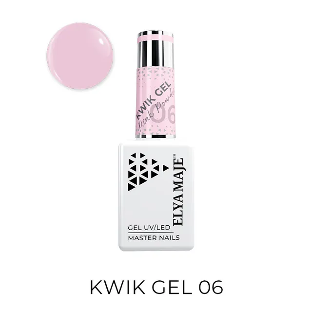 Elyamaje Kwik Gel Pink Powder N°6 gel flacon rose