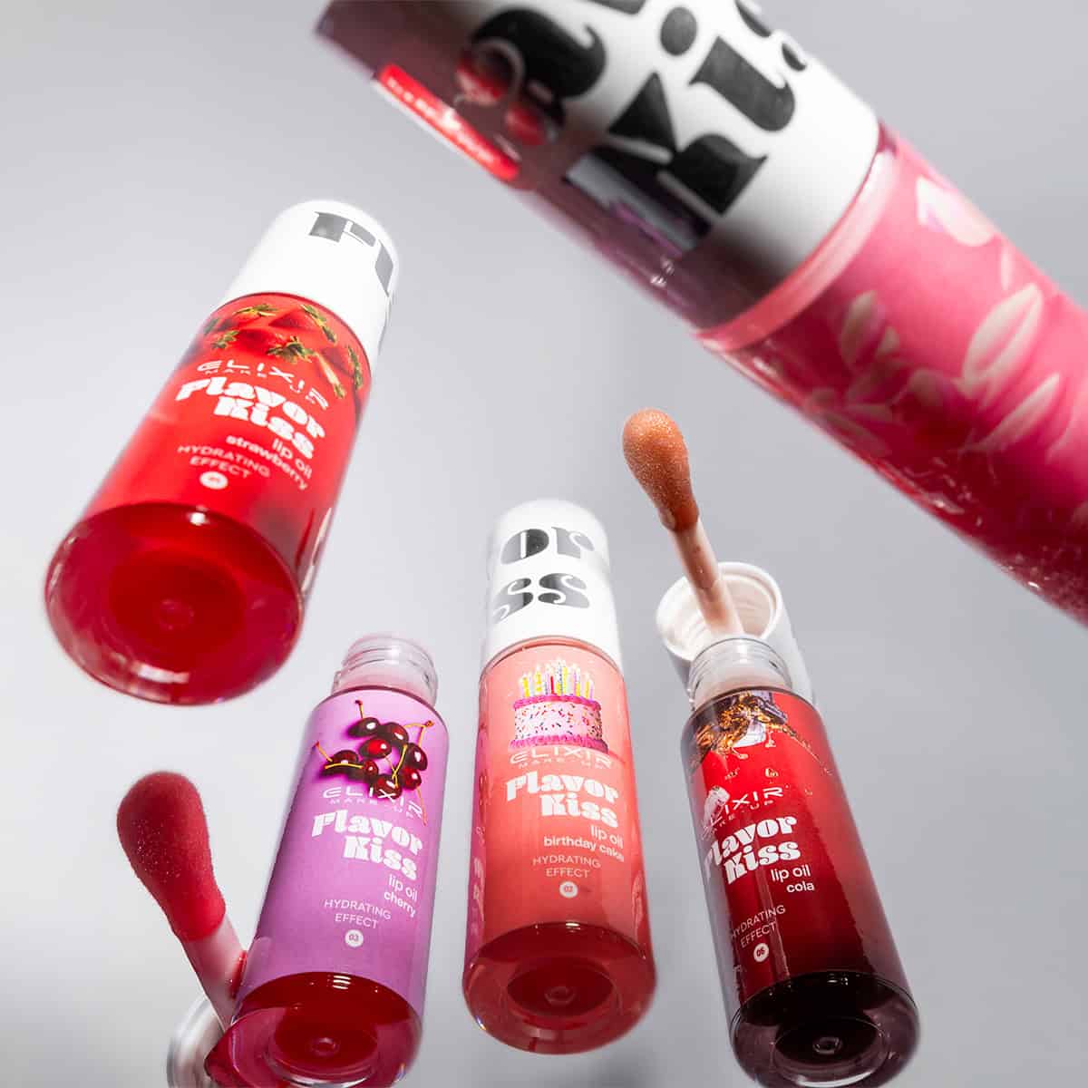 Élixir Flavor Kiss Combo huile lèvres coffret 5 saveurs
