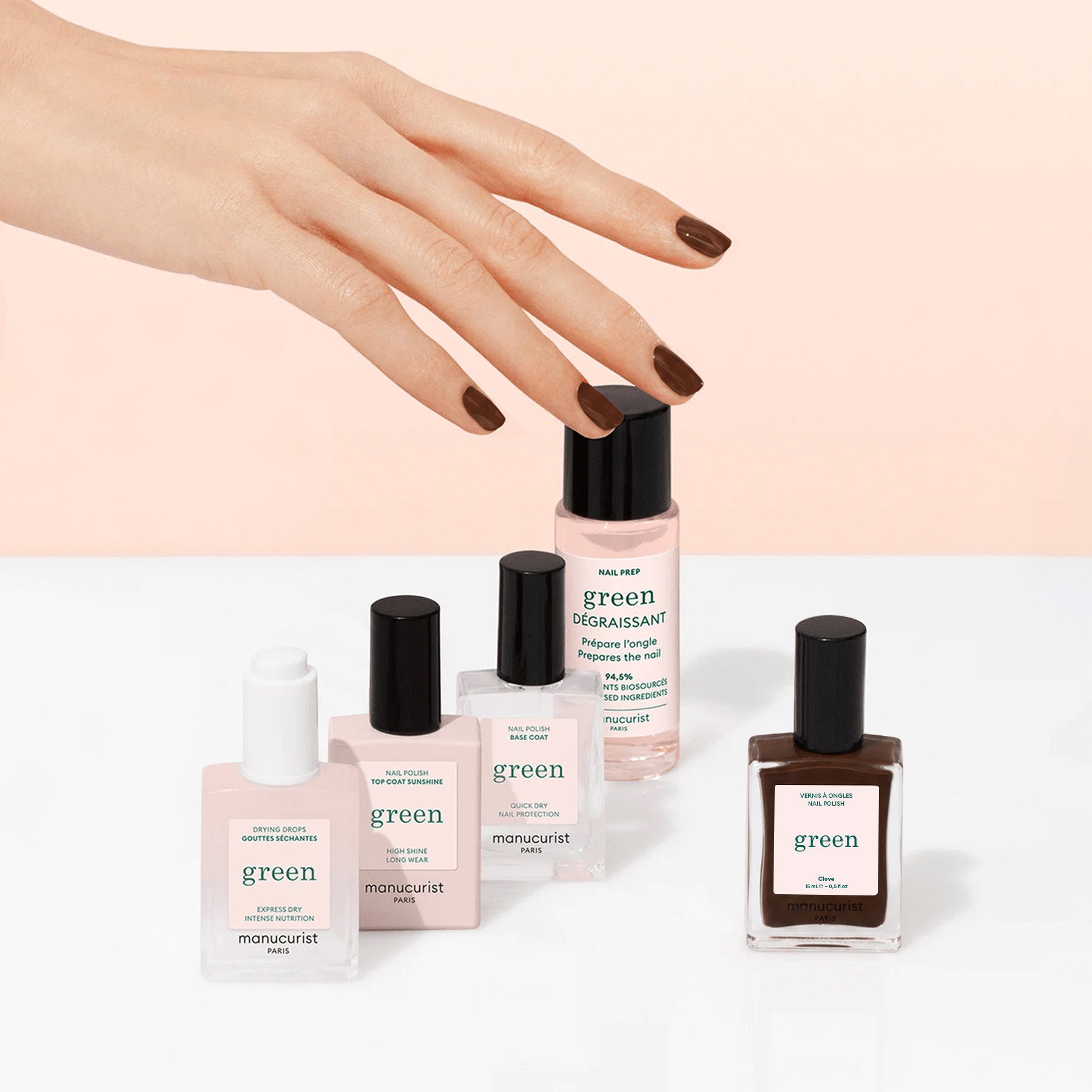 Manucurist Green Kit Découverte vernis Clove effet gel