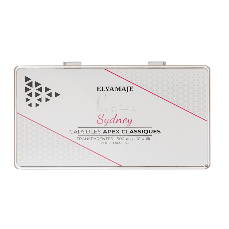 Elyamaje Sydney Transparentes capsules x500 rallongement