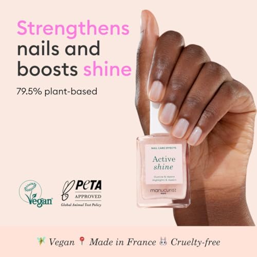 Manucurist Active Shine Nude vernis soin beige nacré
