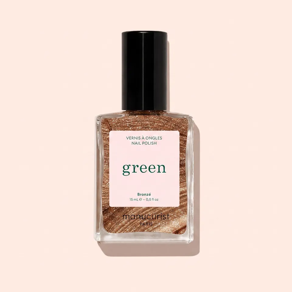 Manucurist Green Bronzé vernis marron pailleté