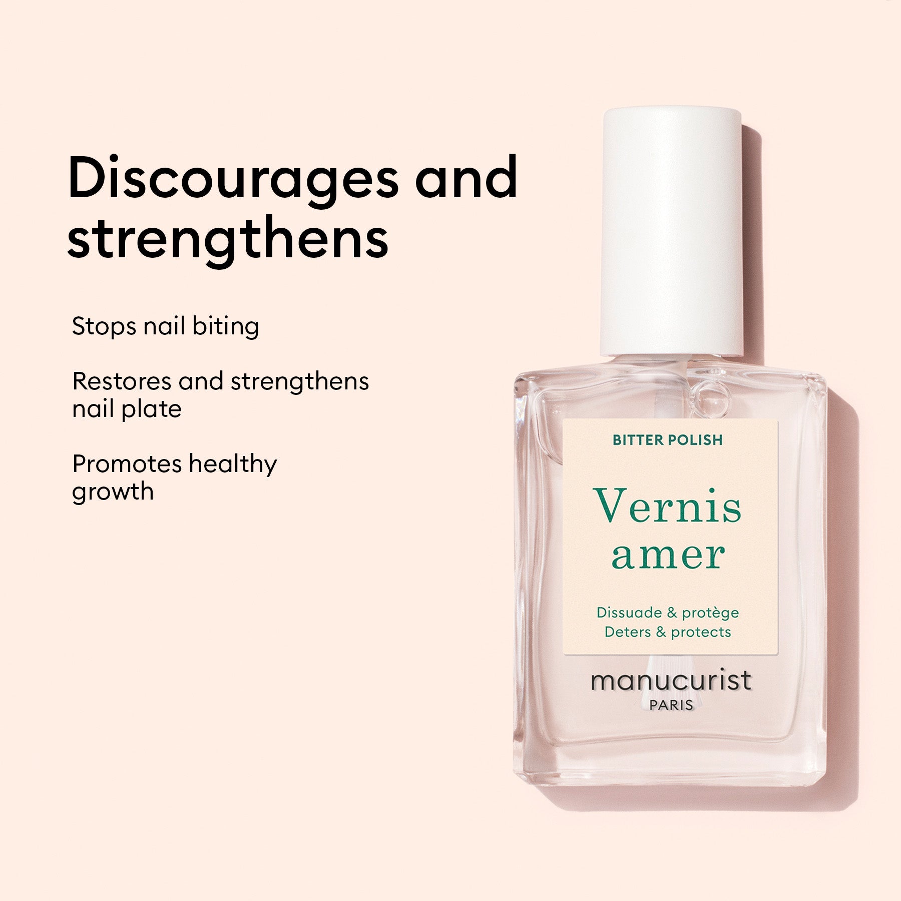 Manucurist Vernis Amer soin ongles anti-rongement