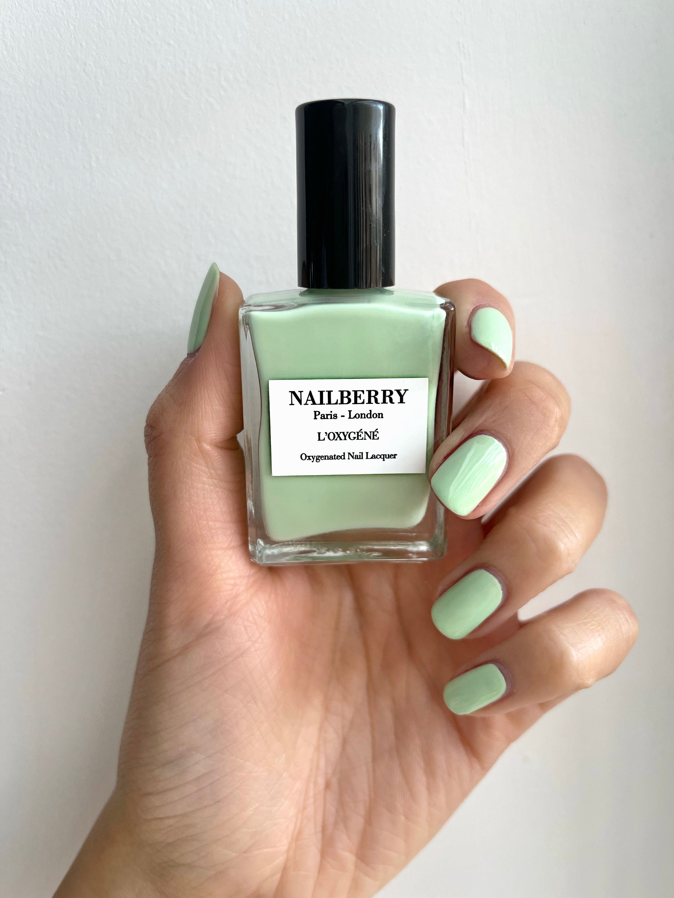 Nailberry L'Oxygéné Minty Fresh vernis à ongles 14ml vert pastel