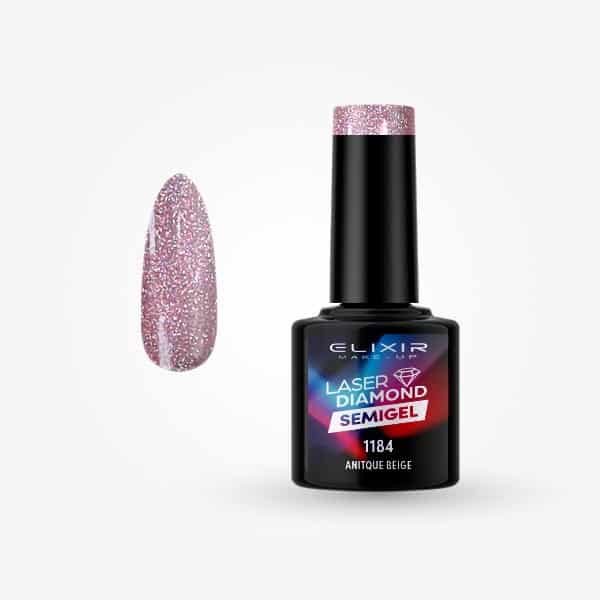Élixir Laser Diamond #1184 Vernis Semi Antique Beige 8ml