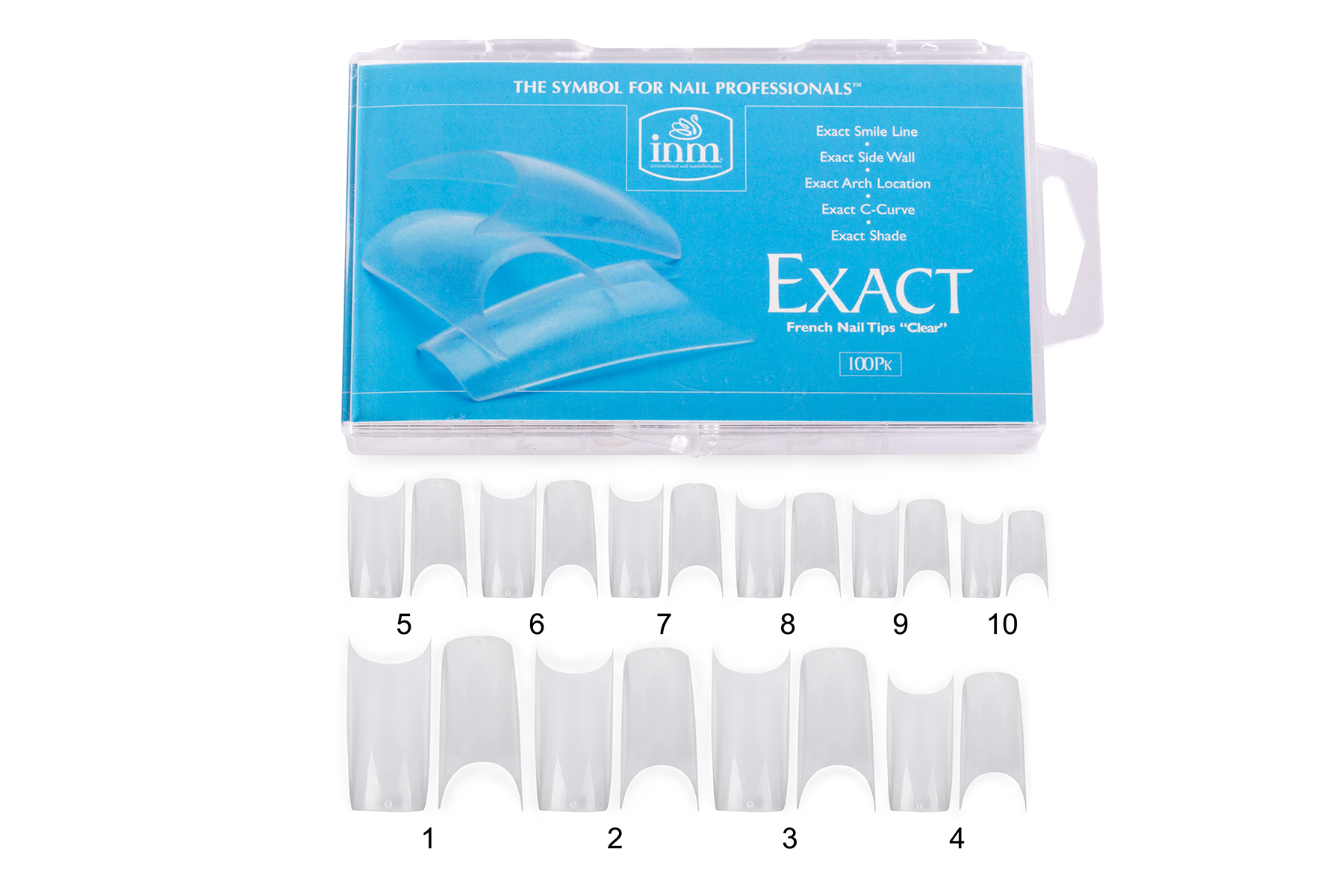 INM Exact Clear accessoire ongles transparent