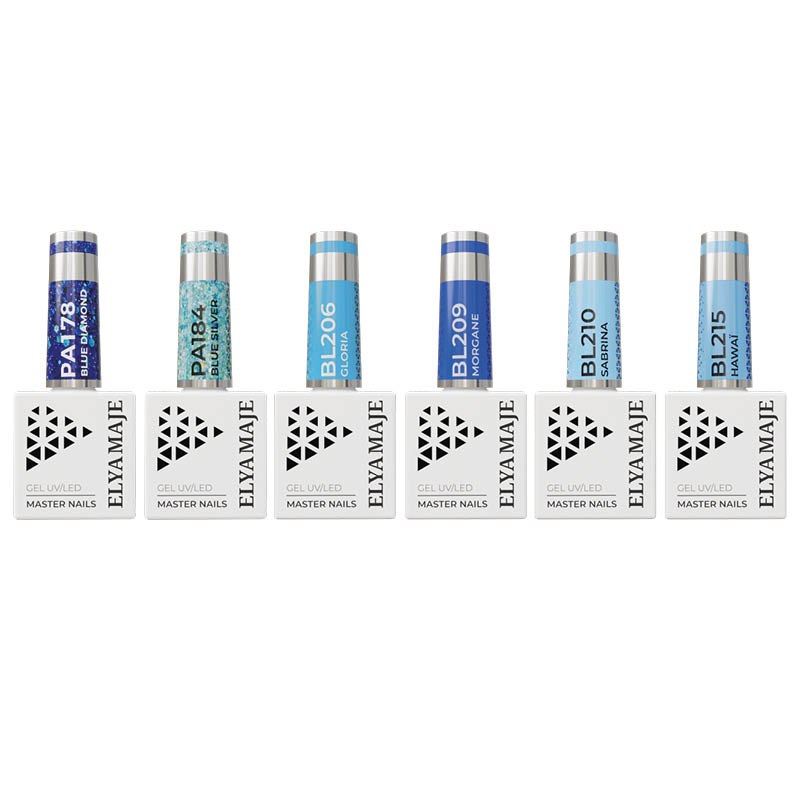 Elyamaje Coffret Bleu Calanques vernis semi-permanent édition limitée