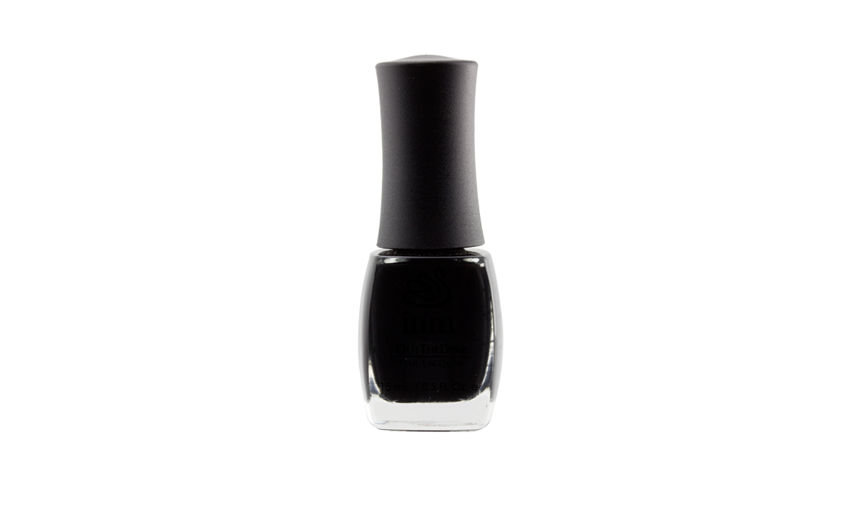 INM Black Hole vernis à ongles noir opaque