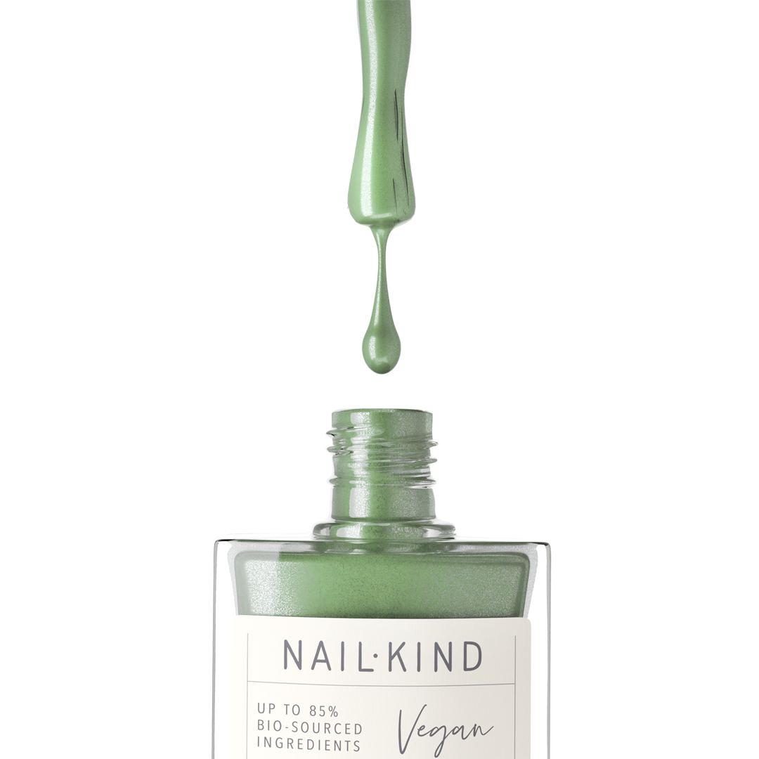 NAIL KIND The Colour Squad Mermaid Twinkle vernis vert scintillant