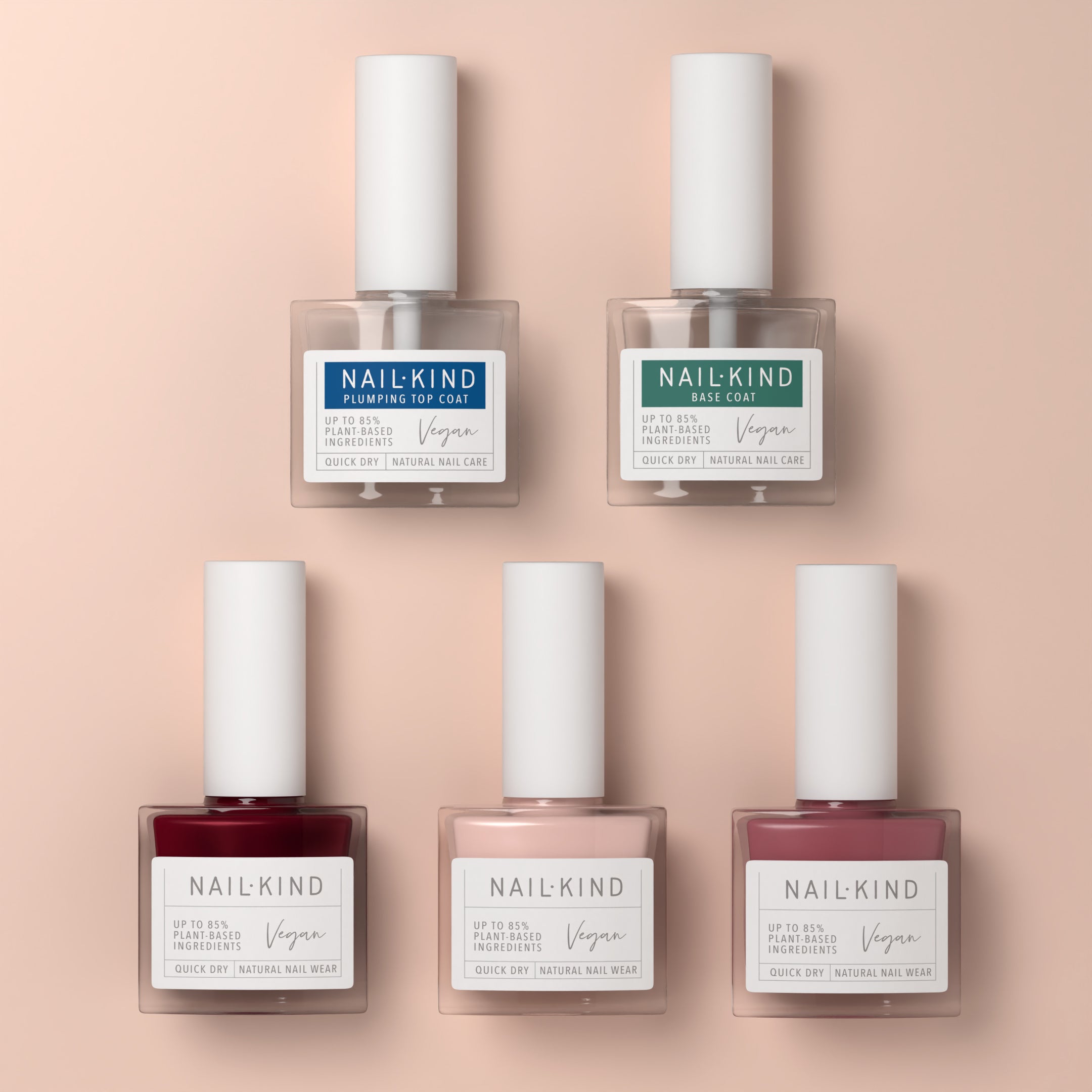Nail Kind Discovery Kit Classic coffret vernis 3 teintes vegan