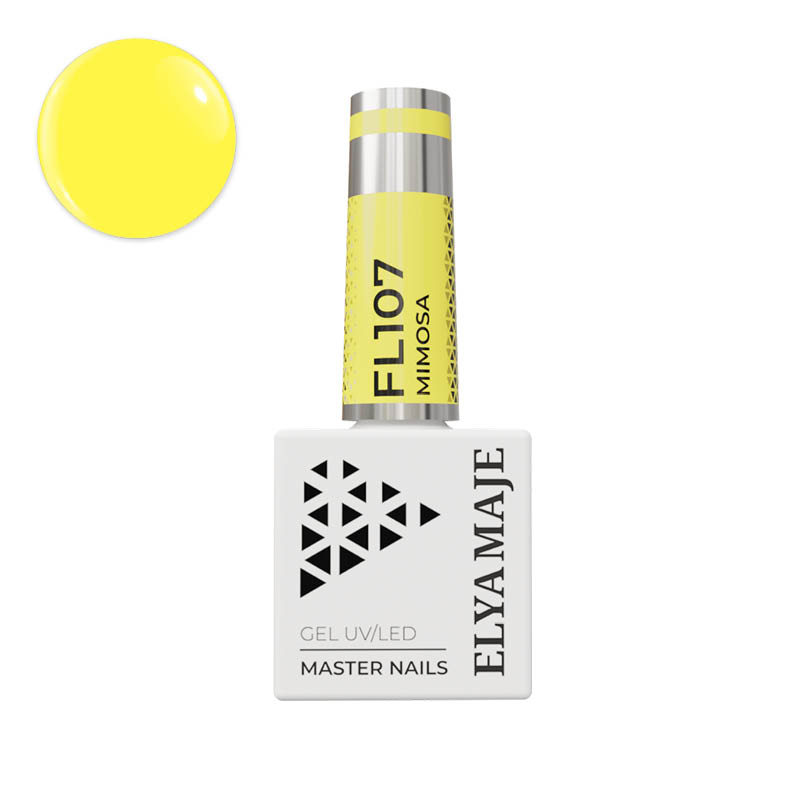 Elyamaje N°107 Mimosa Vernis Semi-Permanent Longue Tenue