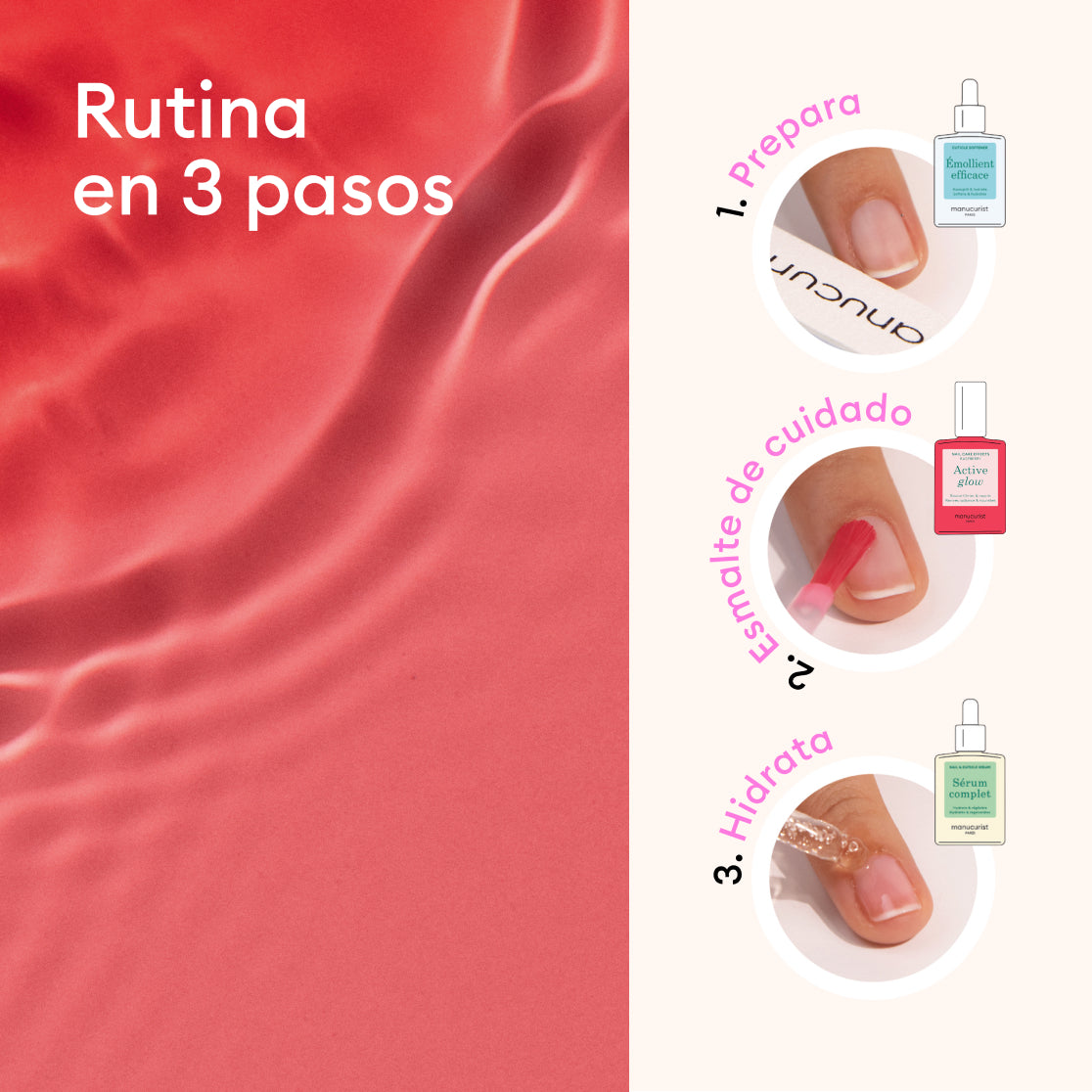 Manucurist Active Kit Super Manucure 5 vernis soin éclat