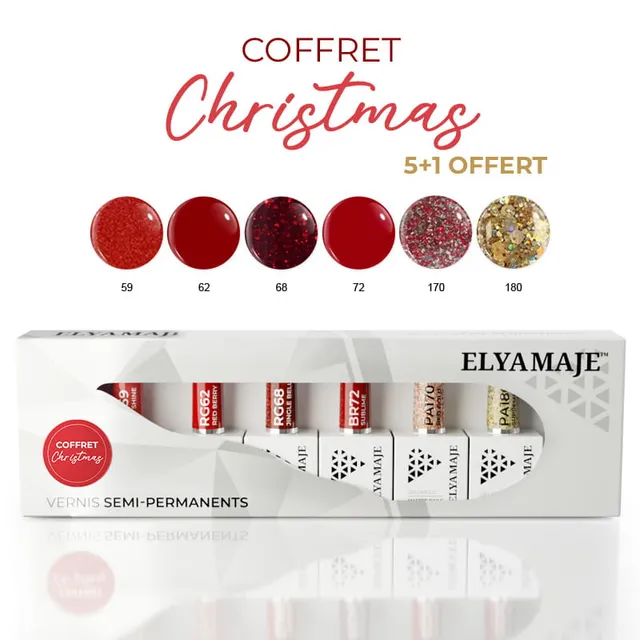 Elyamaje Coffret Christmas vernis semi-permanent édition limitée