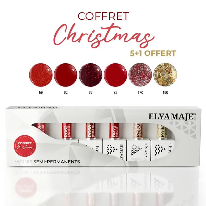 Elyamaje Coffret Christmas vernis semi-permanent édition limitée