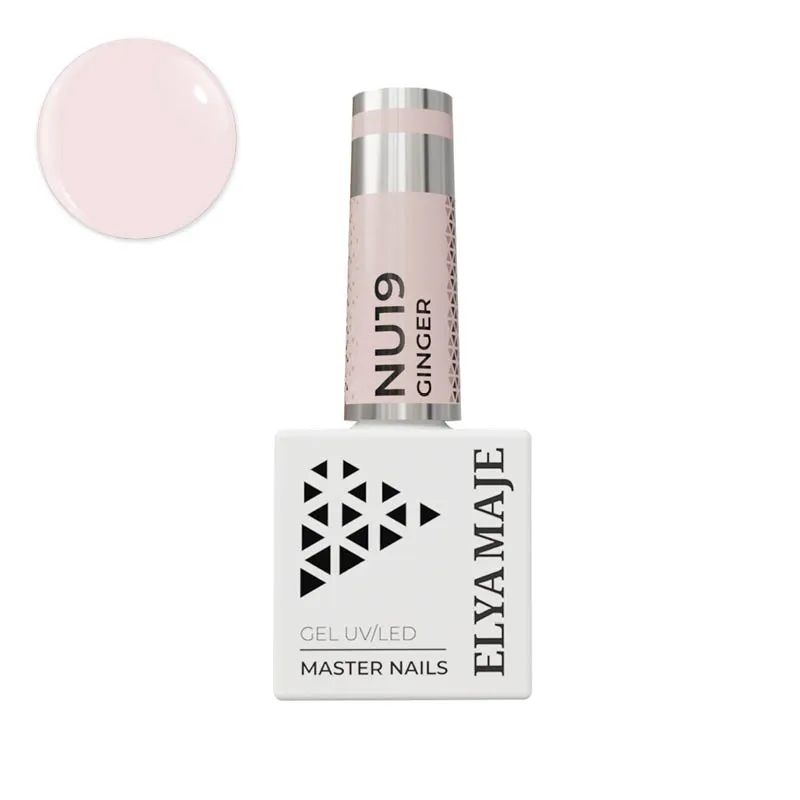 Elyamaje N°19 Ginger vernis semi-permanent couvrance intense