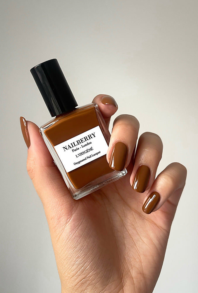 Nailberry L'Oxygéné Coffee vernis 15 ml marron opaque