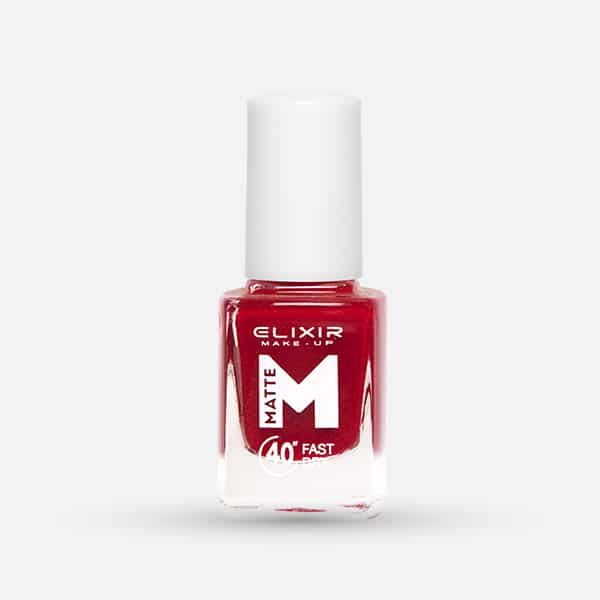 Élixir 40 Second vernis mat M49 grenat 8 jours