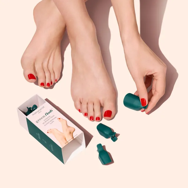 Manucurist Green Flash pinces retrait pieds x10 réutilisables