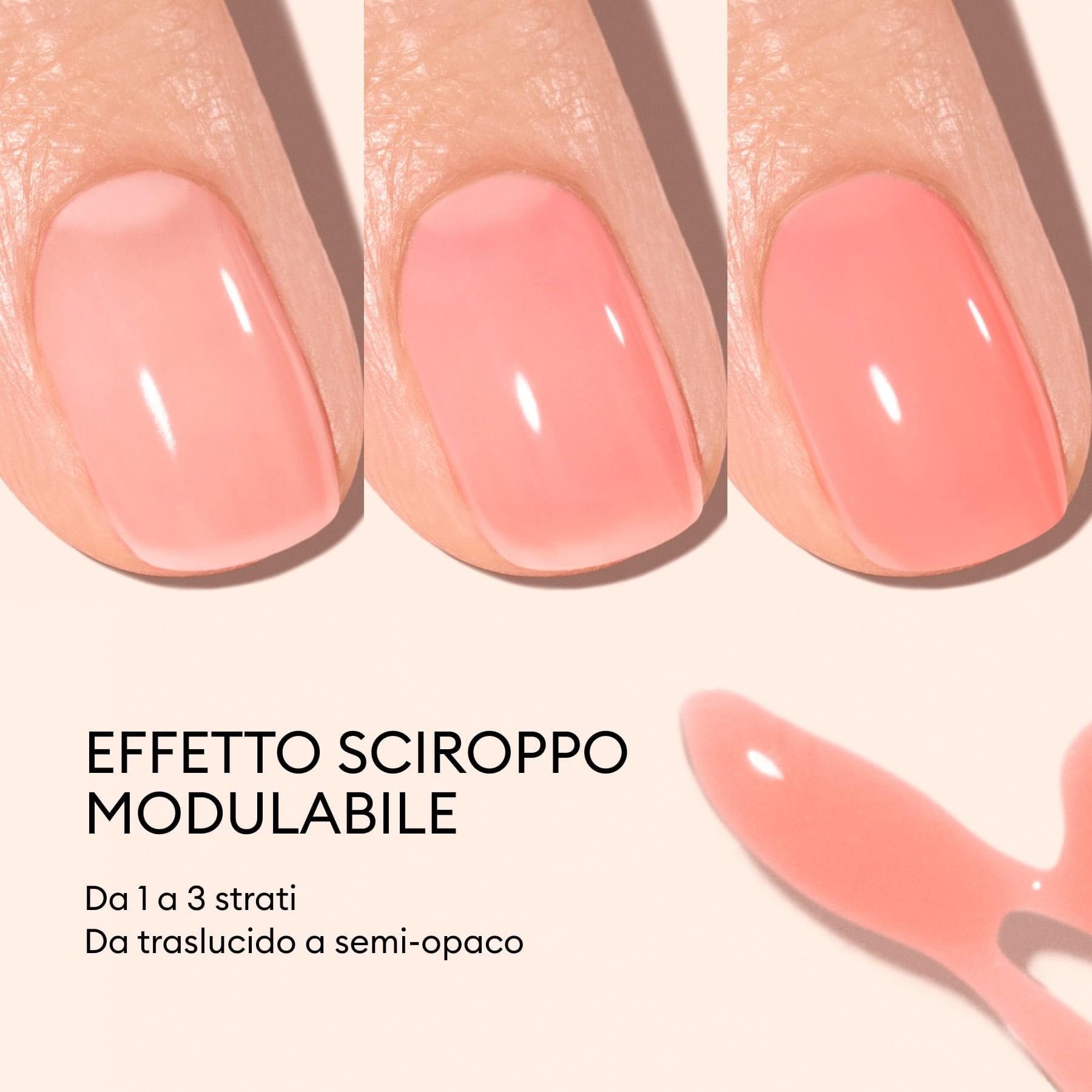 Manucurist Green Glacé Jelly vernis à ongles corail sirop