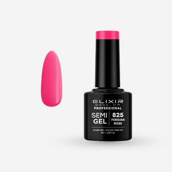 Élixir Semi Gel #825 vernis semi-permanent rose persan 8ml 3 semaines