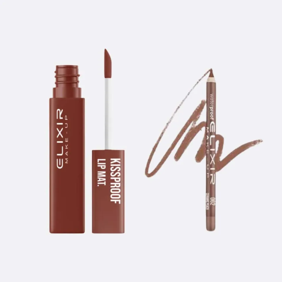 Élixir Lip Combo Thassos kit lèvres crayon + mat 2 pièces