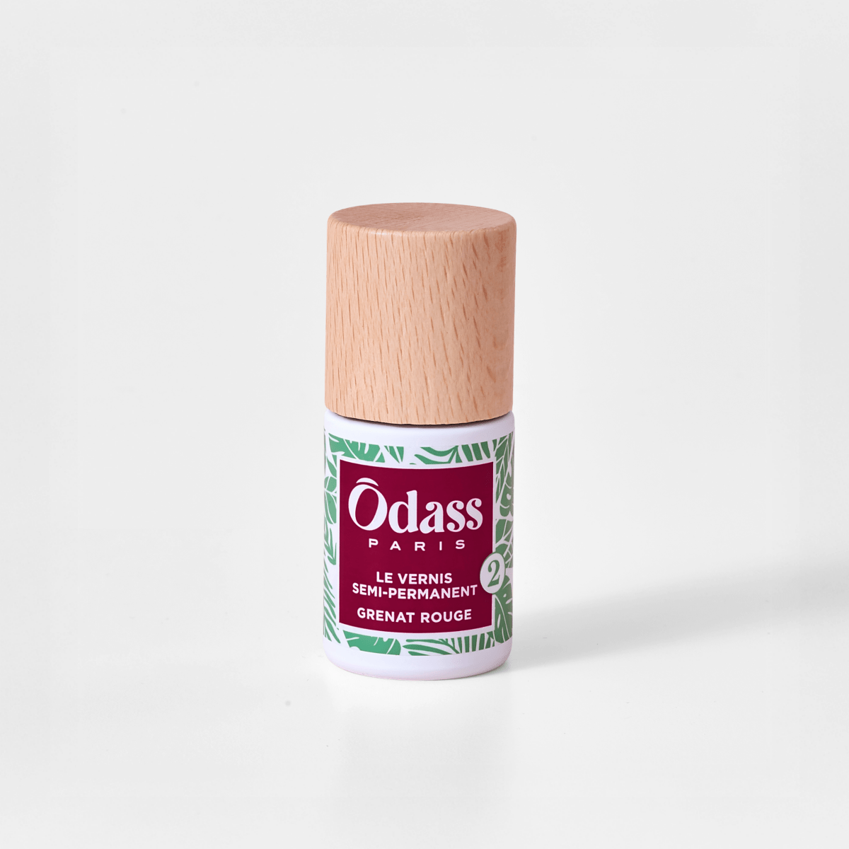 Ôdass Paris Vernis Semi-Permanent Grenat Rouge 10 ml LED biosourcé