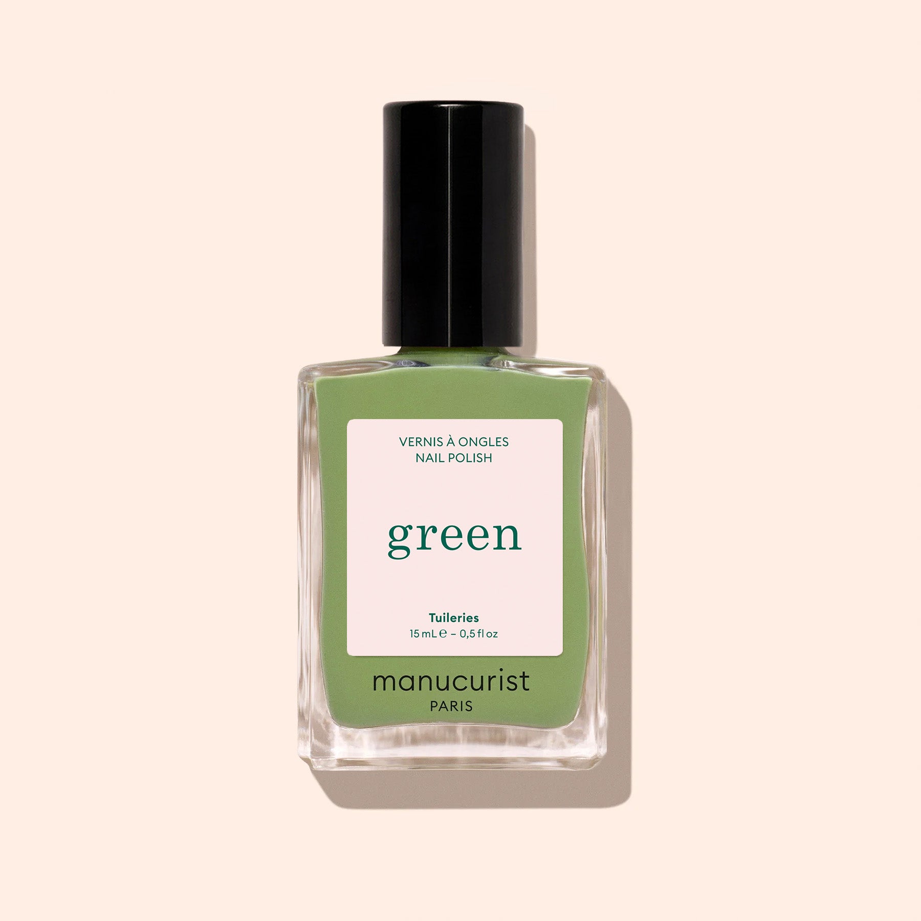 Manucurist Green Tuileries vernis à ongles vert olive gris