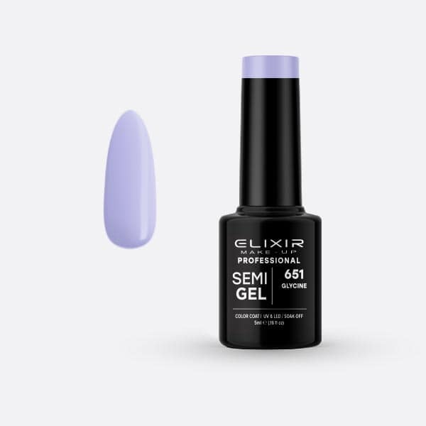 Élixir Semi Gel #651 vernis semi-permanent 5ml glycine