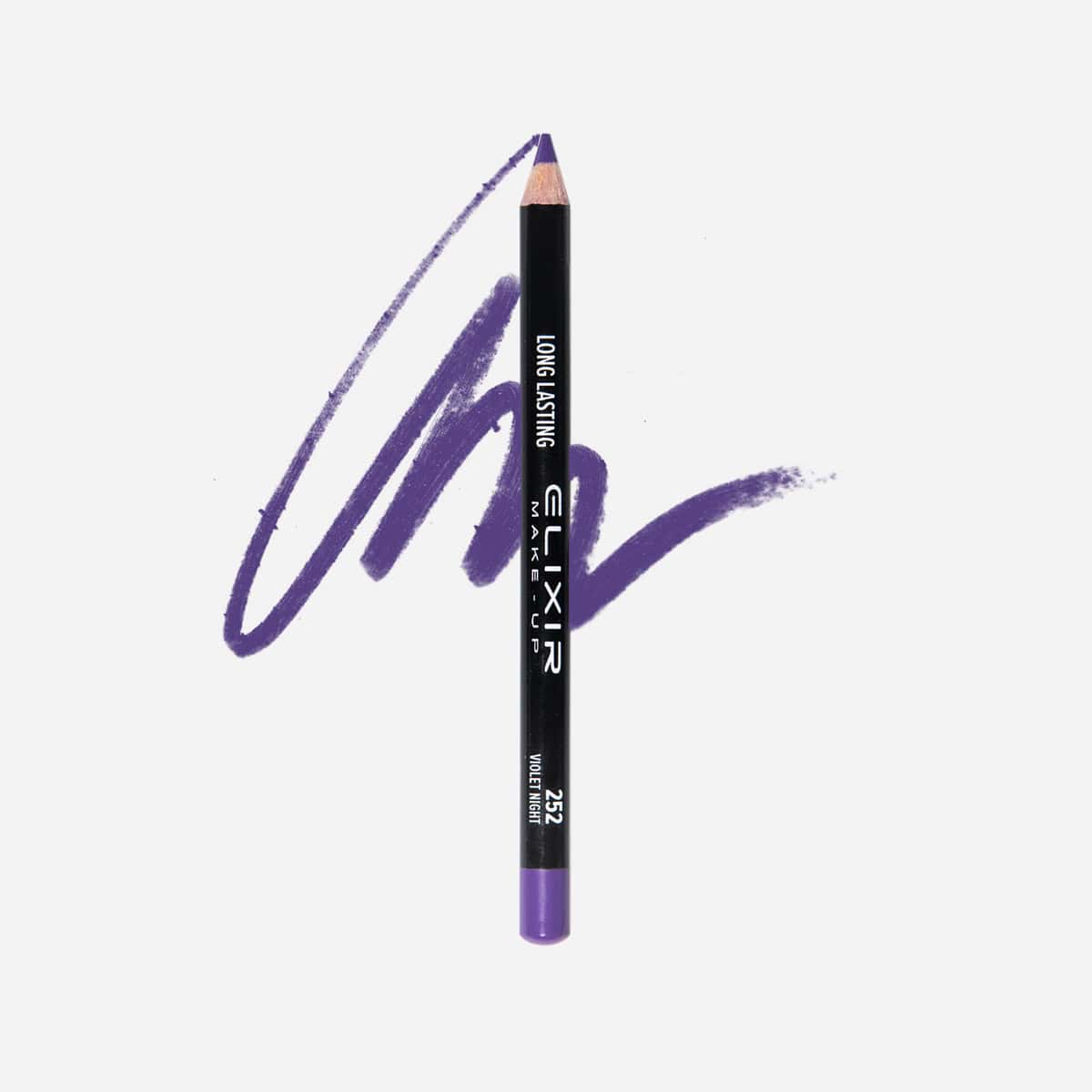 Elixir #252 Violet Night crayon yeux bois violet tenue longue