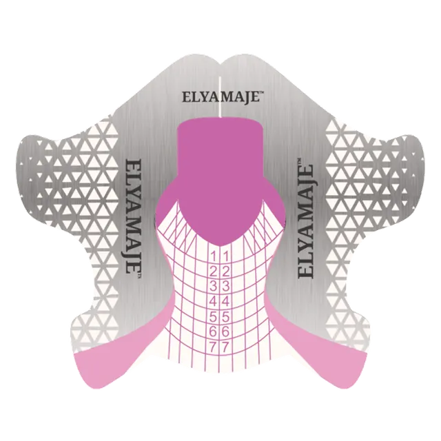 Elyamaje Chablon Papillon papier forme 500 pcs rallongement