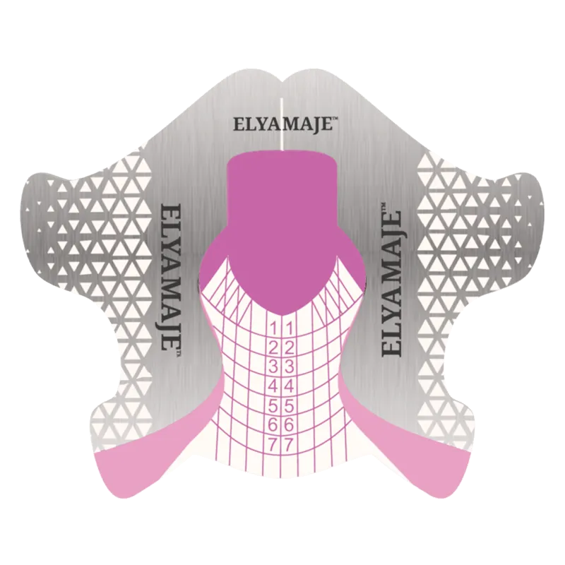 Elyamaje Chablon Papillon papier forme 500 pcs rallongement