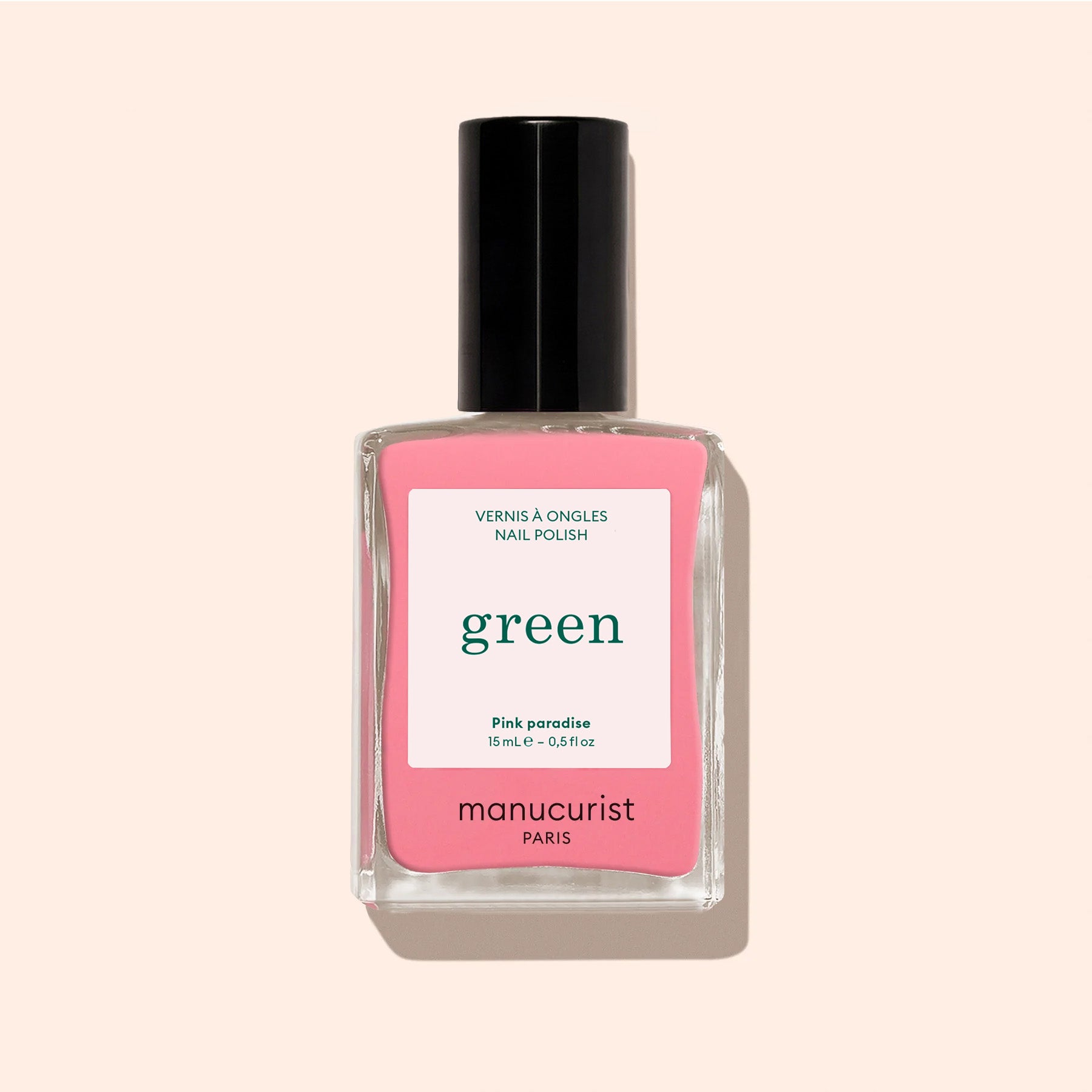 Manucurist Green vernis Pink Paradise rose bonbon