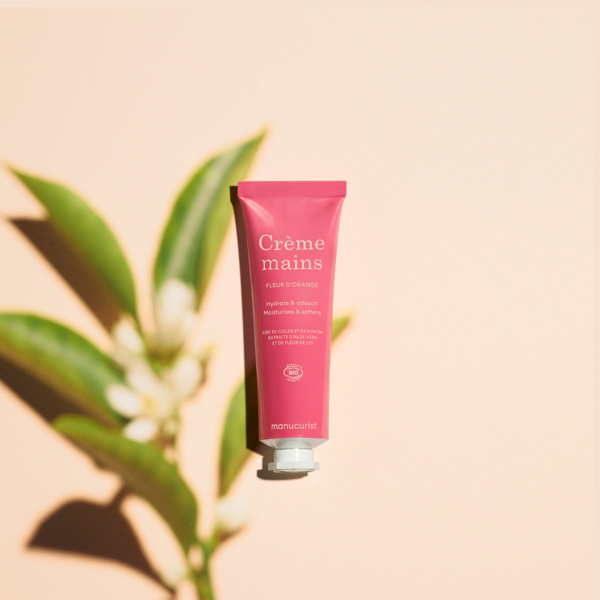 Manucurist Crème Mains Fleur d'Oranger soin hydratant bio