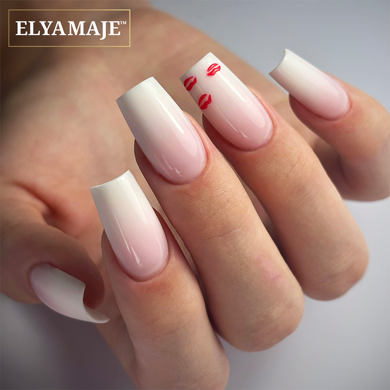 Elyamaje Acrypop Tube n°02 Snow White gel UV blanc
