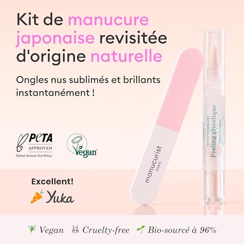 Manucurist Glossy Booster Duo kit manucure japonaise brillance