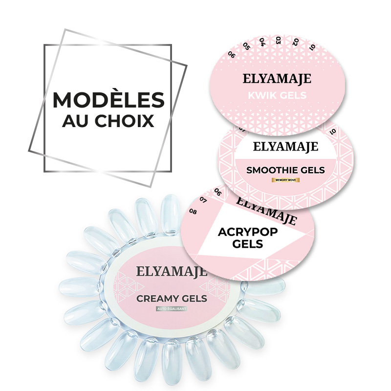 Elyamaje Carrousel nuancier transparent compact