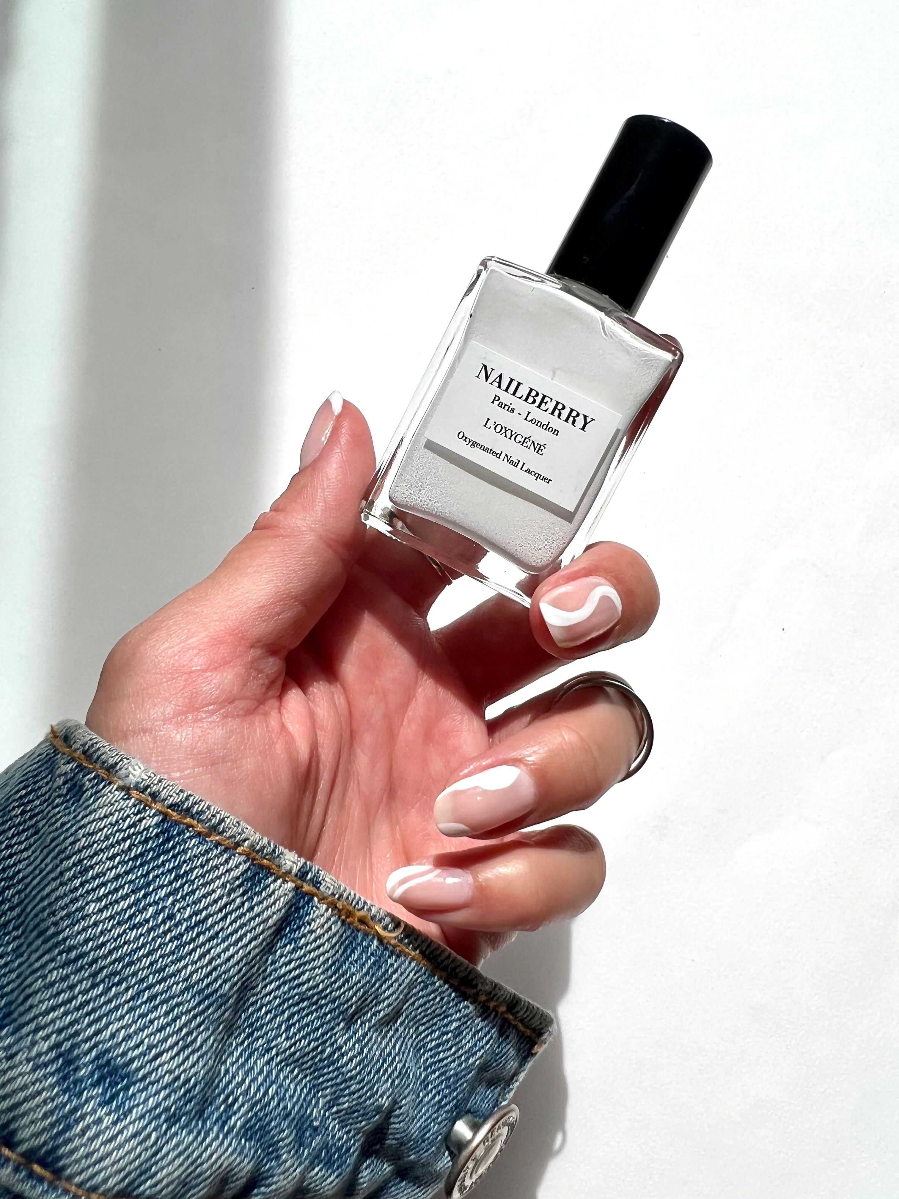 NAILBERRY L'oxygéné Flocon vernis 14ml blanc opaque