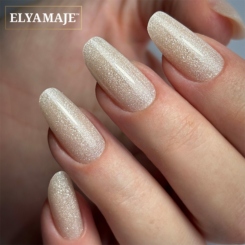 ElyaMaje Acrypop Glitter Beige n°7 gel pailleté