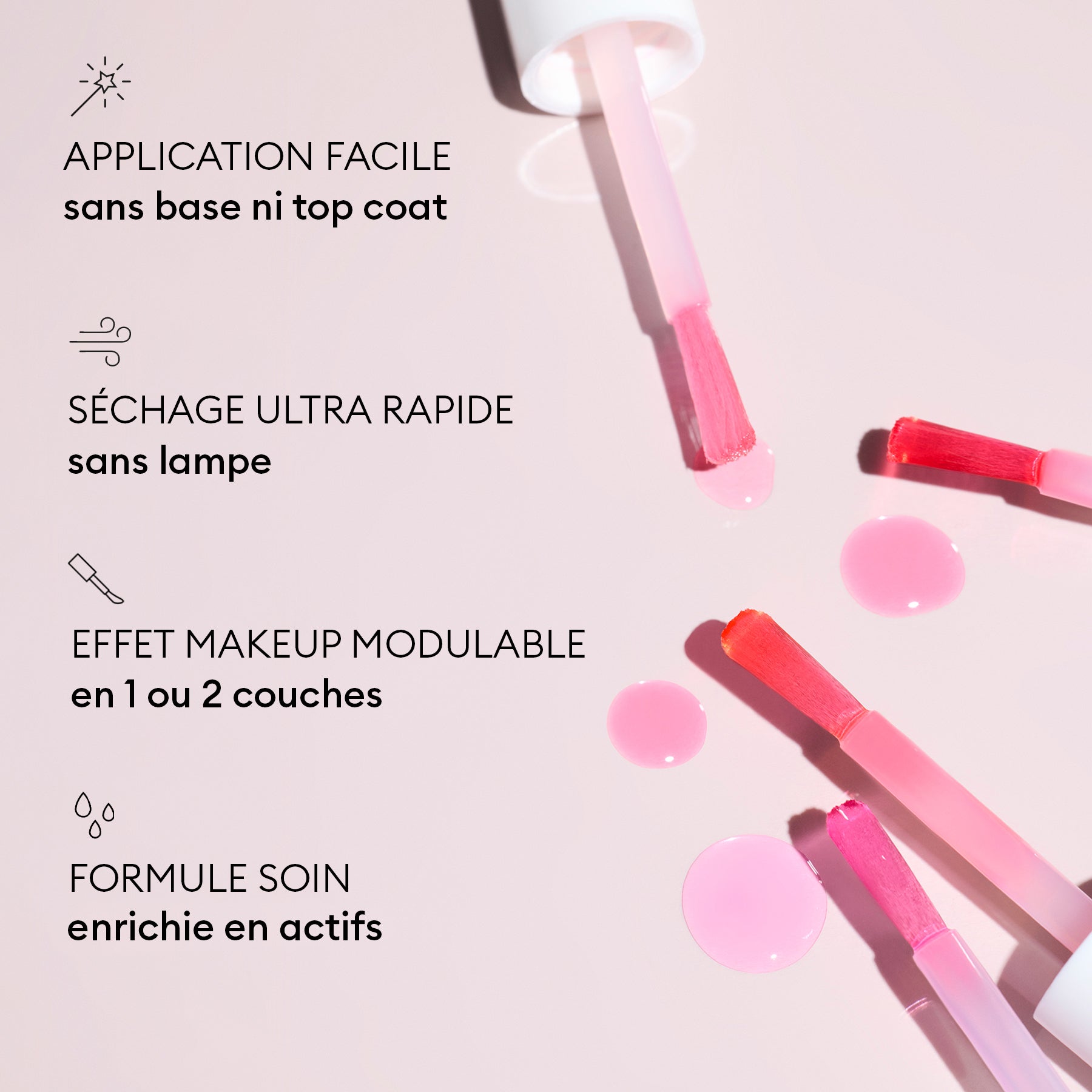Manucurist Active Glow Raspberry vernis soin gloss