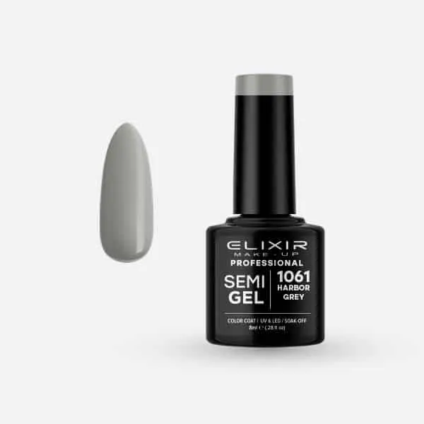 Élixir Semi Gel 1061 vernis semi-permanent Harbor Grey 8ml