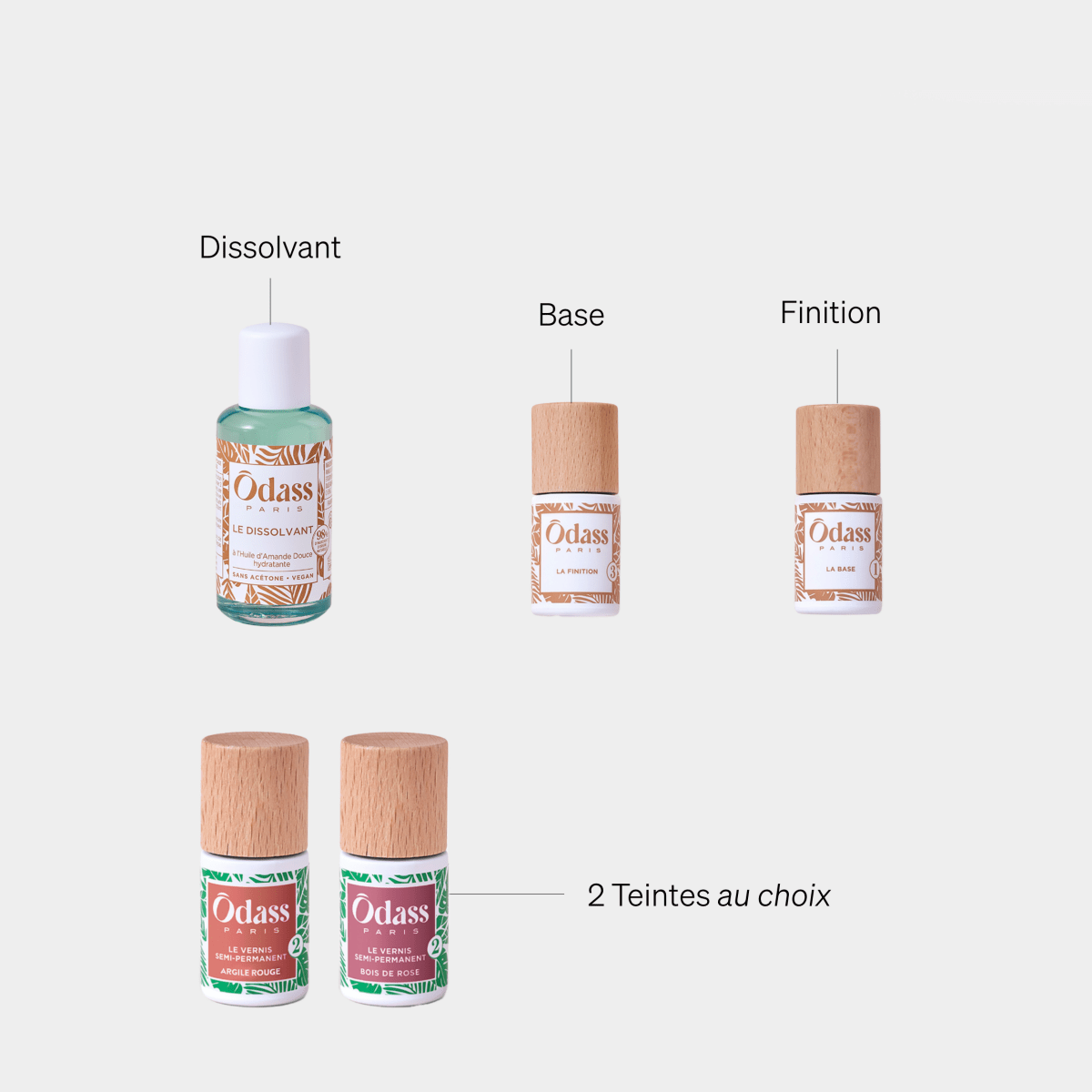 Ôdass Paris Kit de l’Ôdassieuse kit vernis semi-permanent 10 ml