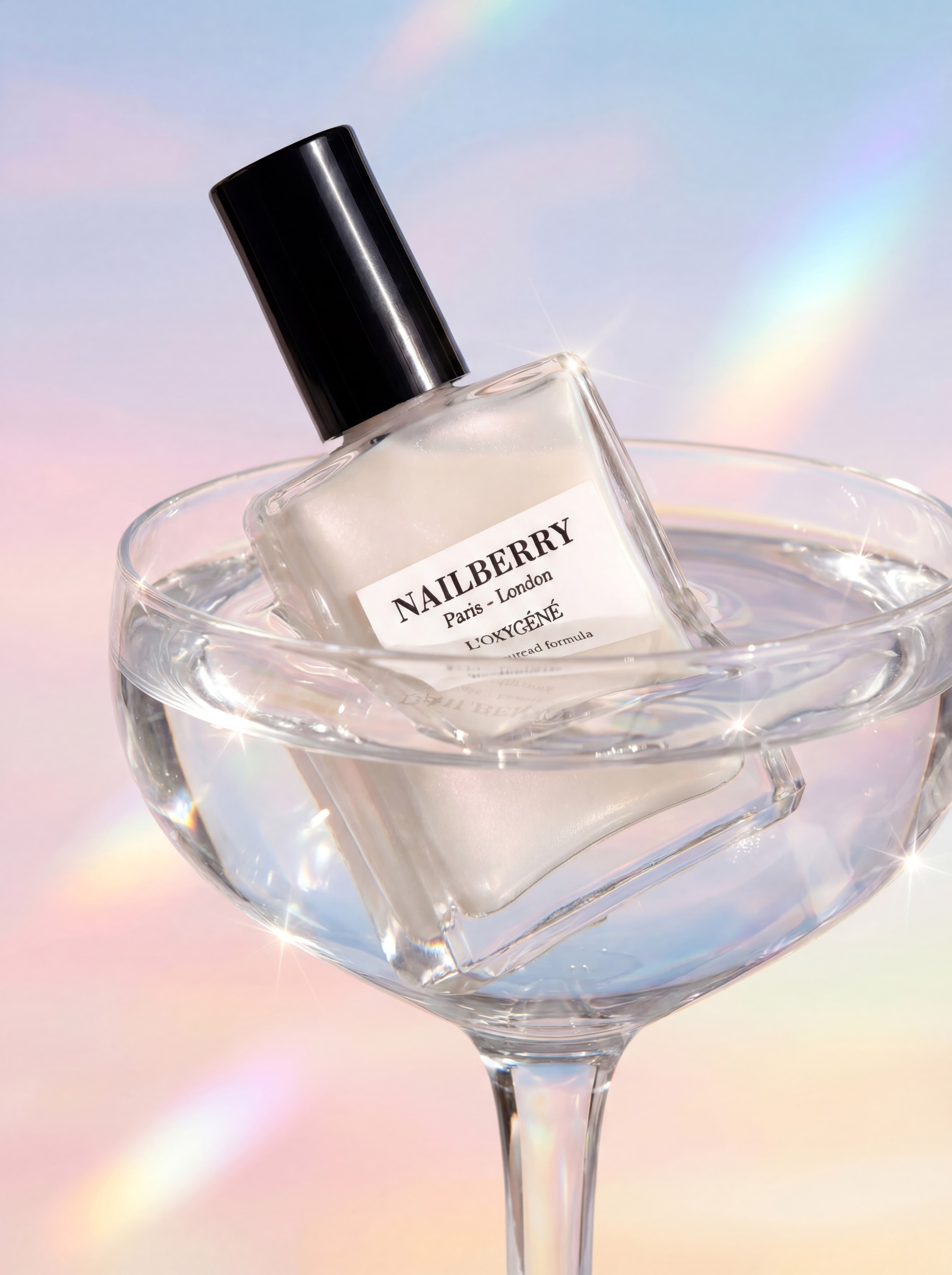 Nailberry L'oxygéné Inner Glow vernis 14ml blanc nacré