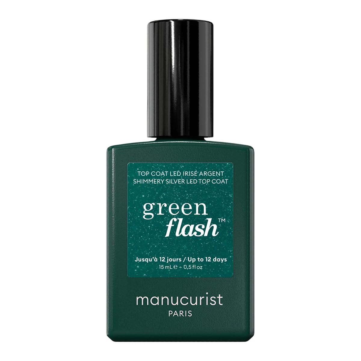 Manucurist Green Flash Top Coat Transparent vernis 15 ml brillant