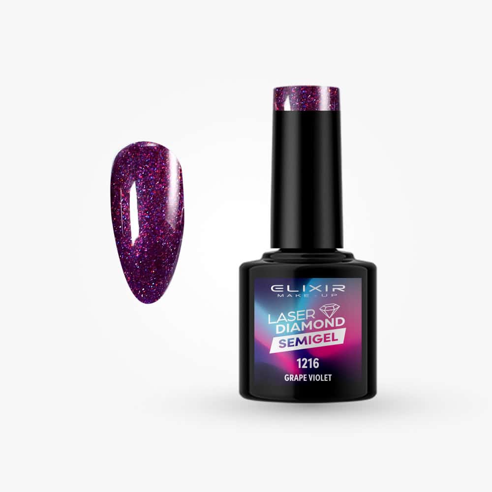 Élixir Laser Diamond 1216 vernis semi-permanent 8ml violet