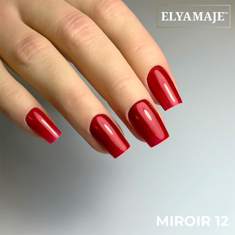 ElyaMaje Miroir 12 poudre effet miroir chrome