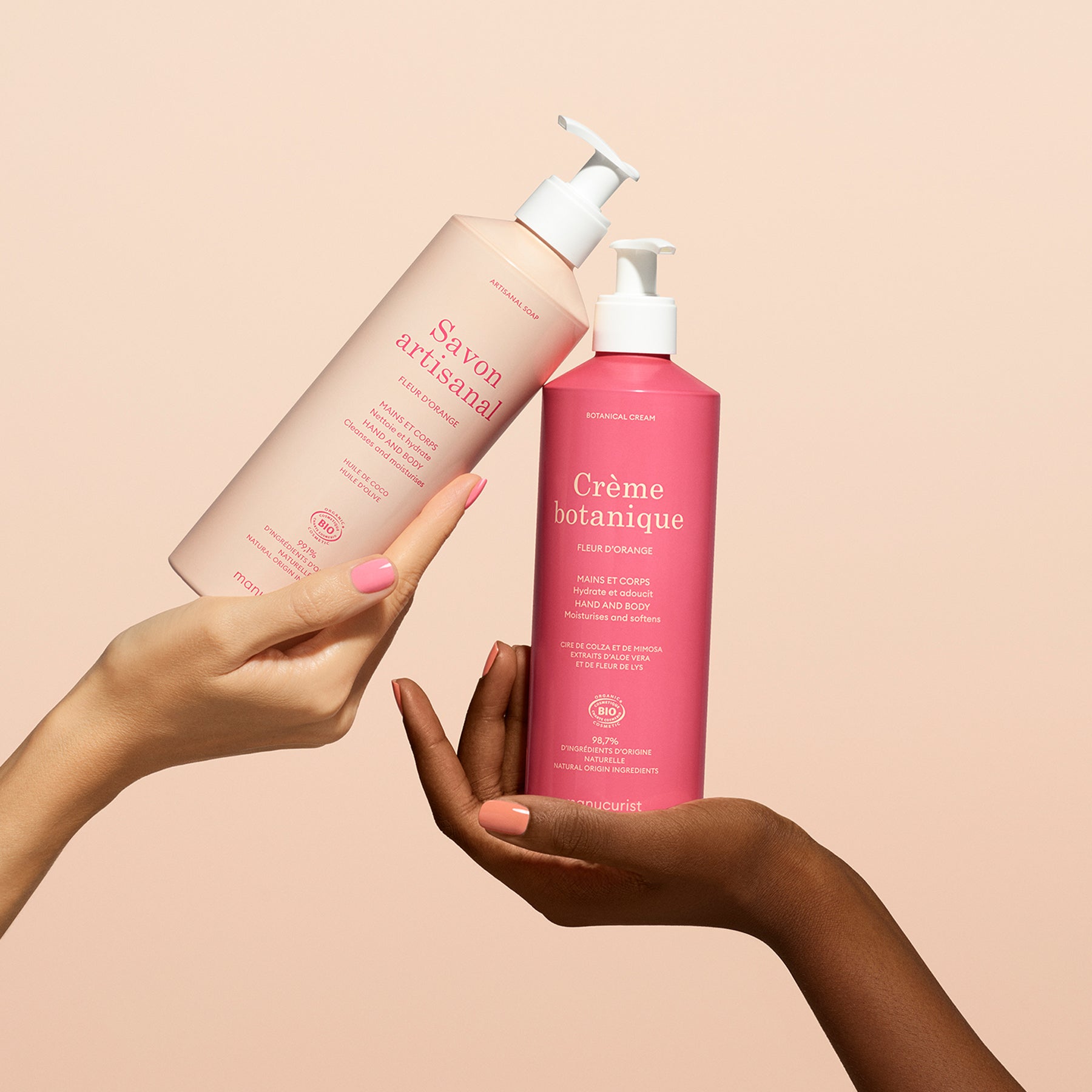 Manucurist Duo Fleur d’Orange savon + crème mains bio