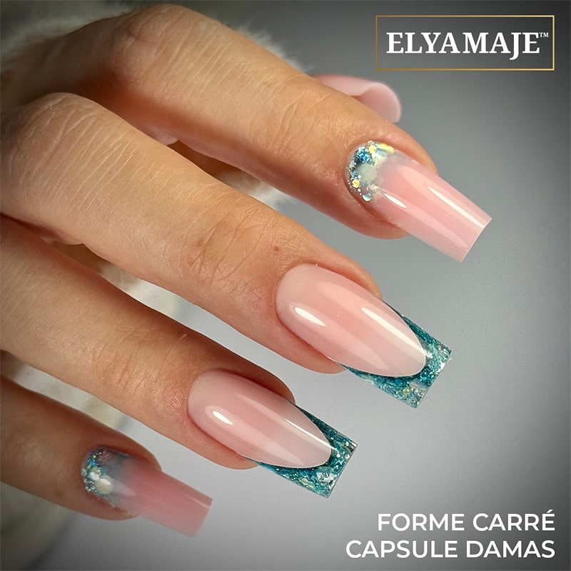 Elyamaje Damas capsules coffin transparentes 50 pcs
