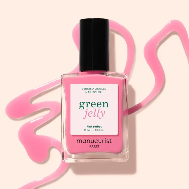 Manucurist Green Pink Sorbet Jelly vernis rose translucide