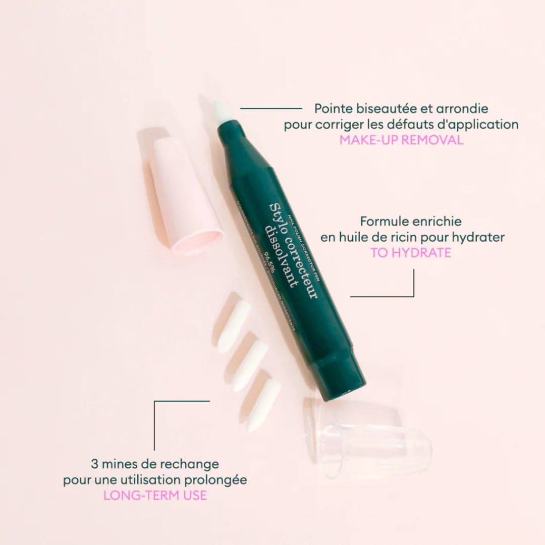 Manucurist Stylo Dissolvant correcteur sans acetone 3 mines